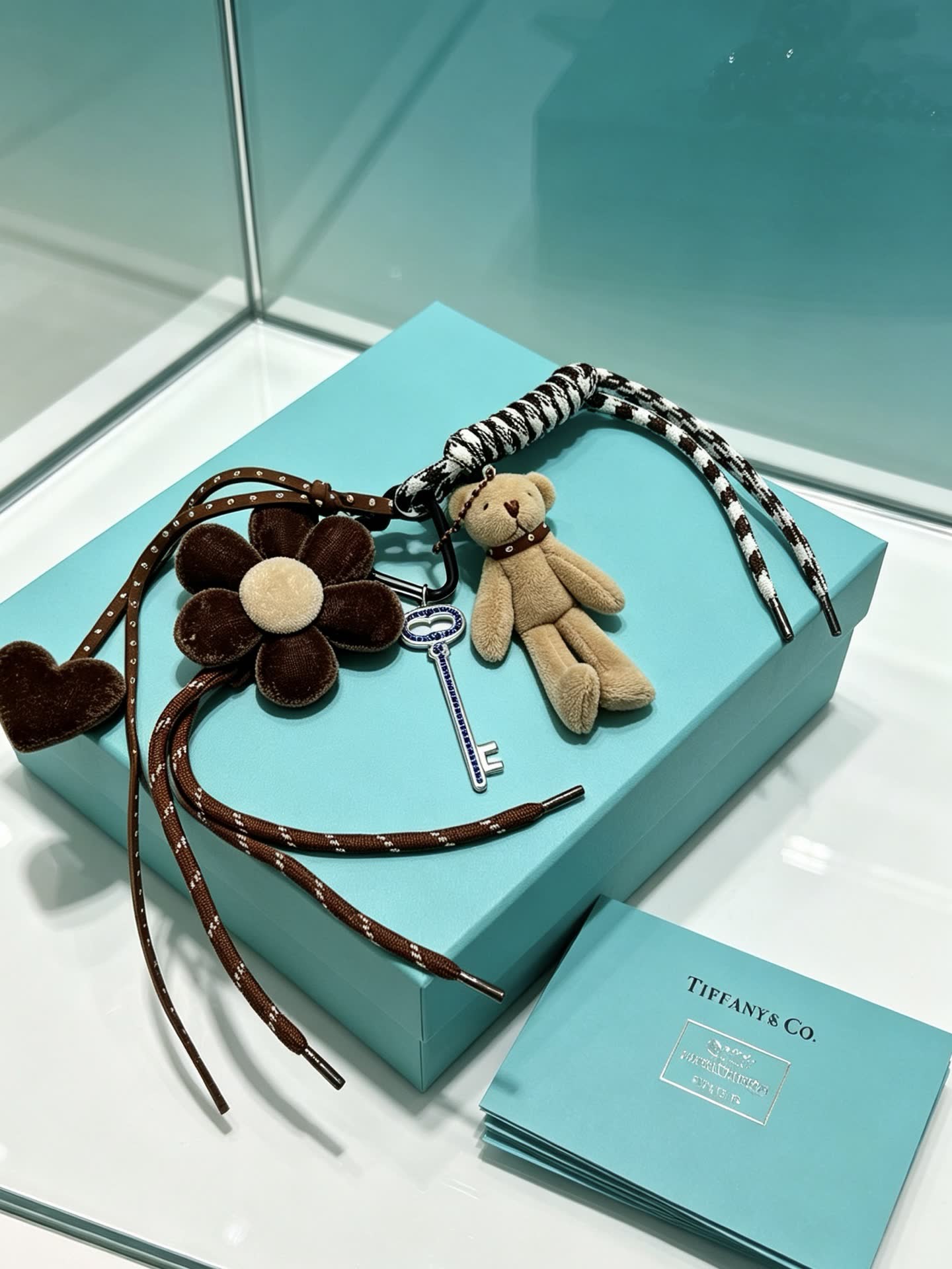 Tiffany & Co. Teddy Bear Keychain